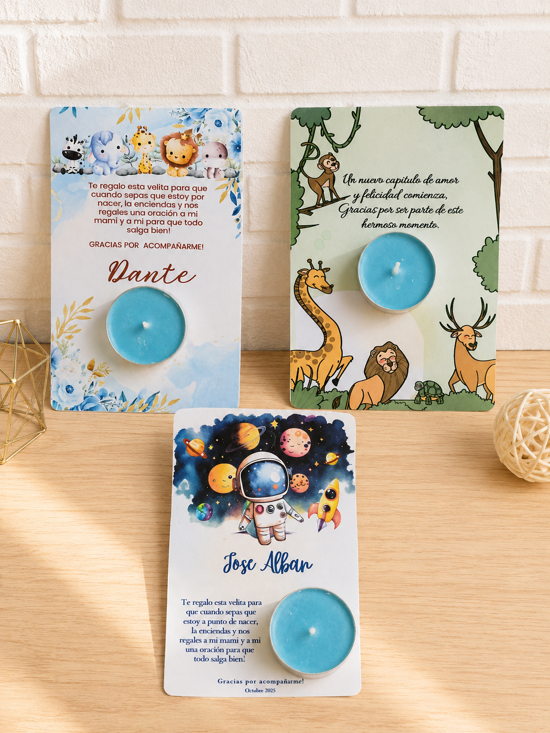 Luz de Cumpleaños Tarjeta Personalizada